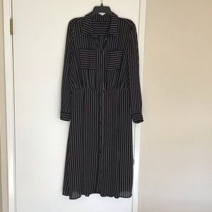 Who what wear black and white dress size L